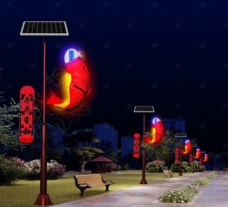 錦鯉景觀殺蟲燈